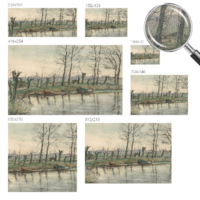 Samolepicí fototapeta do obýváků Zimní krajina