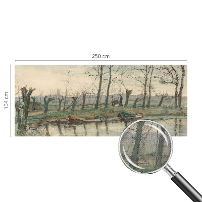 Samolepicí fototapeta do obýváků Zimní krajina