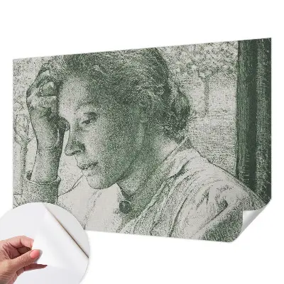 Samolepicí fototapeta do ložnice Reflexivní žena