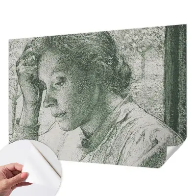 Samolepicí fototapeta do ložnice Reflexivní žena
