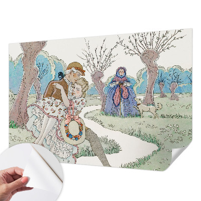 Samolepicí fototapeta do obýváků Romantická scéna