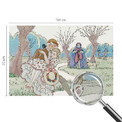 Samolepicí fototapeta do obýváků Romantická scéna