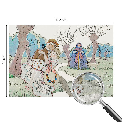 Samolepicí fototapeta do obýváků Romantická scéna