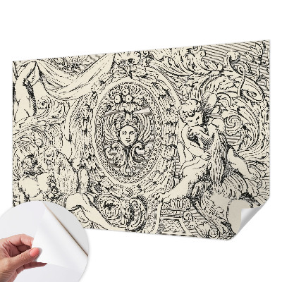 Samolepicí fototapeta do ložnice Bohatství ozdob