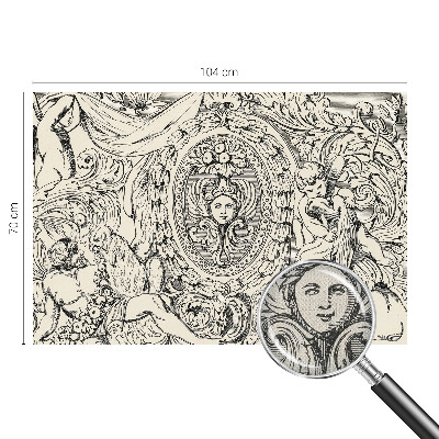 Samolepicí fototapeta do ložnice Bohatství ozdob