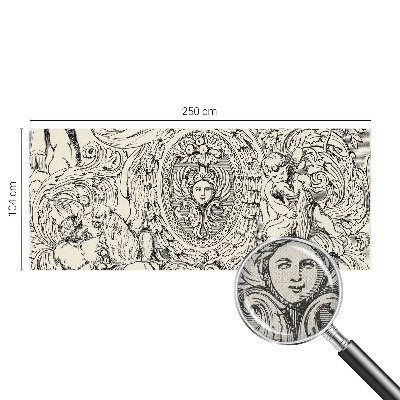 Samolepicí fototapeta do ložnice Bohatství ozdob