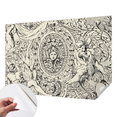 Samolepicí fototapeta do ložnice Bohatství ozdob