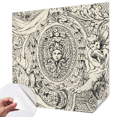 Samolepicí fototapeta do ložnice Bohatství ozdob