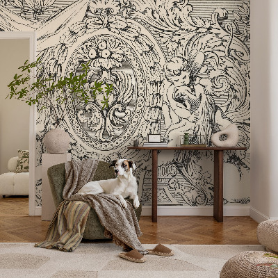 Samolepicí fototapeta do ložnice Bohatství ozdob