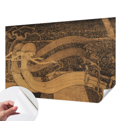 Fotografická tapeta na zeď se surrealistickými postavami