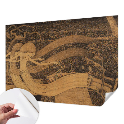 Fotografická tapeta na zeď se surrealistickými postavami
