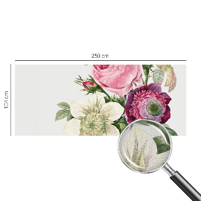 Samolepící fototapeta 3d Kytice květin