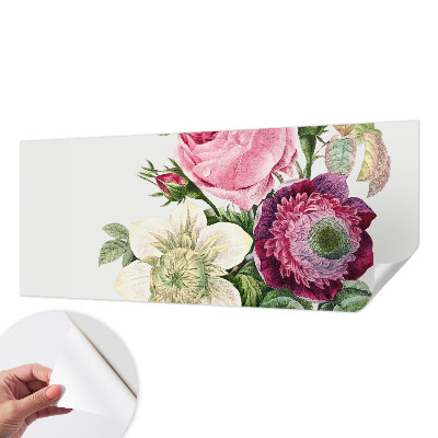 Samolepící fototapeta 3d Kytice květin
