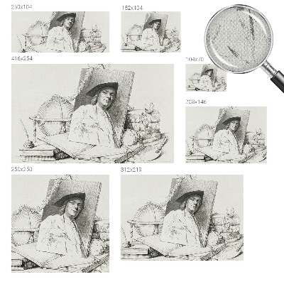 Fototapeta pro kluka Umělecký portrét