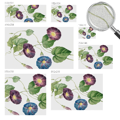 Samolepicí fototapeta na míru Floristická elegance