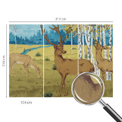 Samolepicí fototapeta na zeď Lesní harmonie