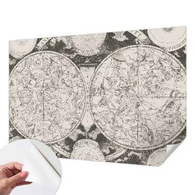 Samolepicí fototapeta do obýváků Hvězdná mapa