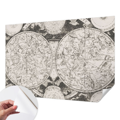 Samolepicí fototapeta do obýváků s motivem hvězdné mapy