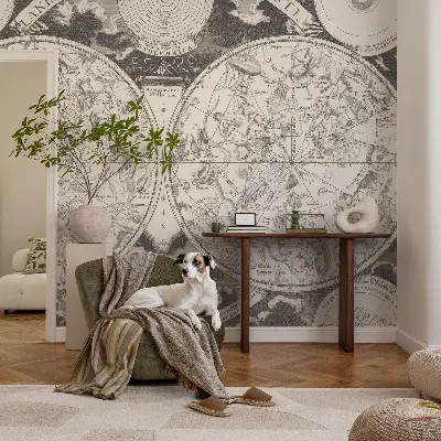 Samolepicí fototapeta do obýváků Hvězdná mapa