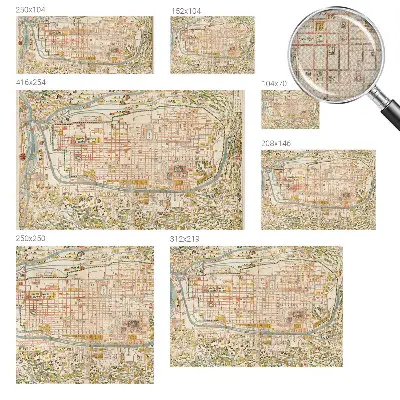Samolepicí fototapeta do ložnice Starožitná mapa
