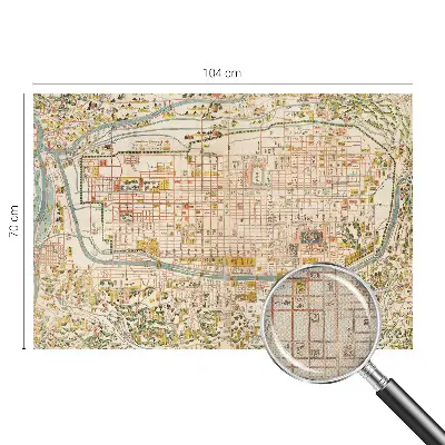 Samolepicí fototapeta do ložnice Starožitná mapa