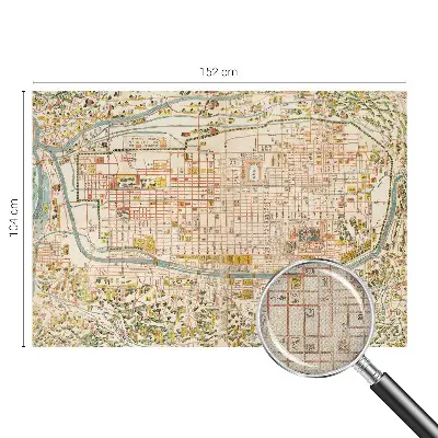 Samolepicí fototapeta do ložnice Starožitná mapa