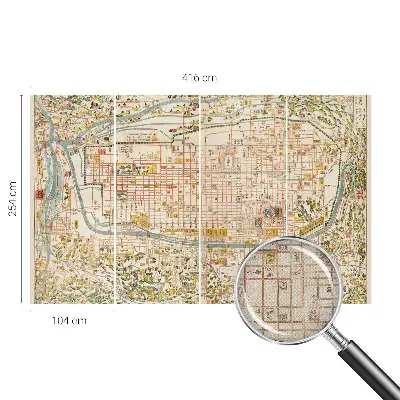 Samolepicí fototapeta do ložnice Starožitná mapa