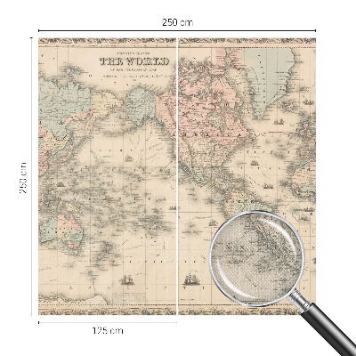 Fotografická tapeta samolepicí Historická mapa