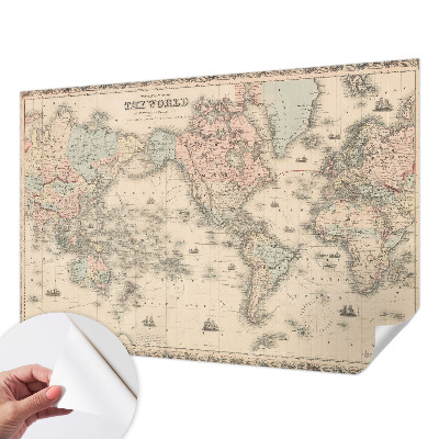 Fotografická tapeta samolepicí Historická mapa