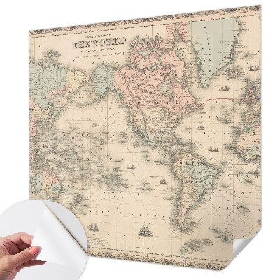 Fotografická tapeta samolepicí Historická mapa