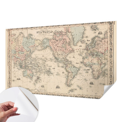 Fotografická tapeta samolepicí Historická mapa