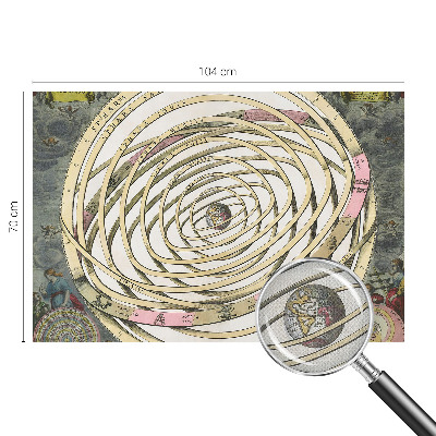 Samolepící fototapeta 3D s motivem kosmické spirály