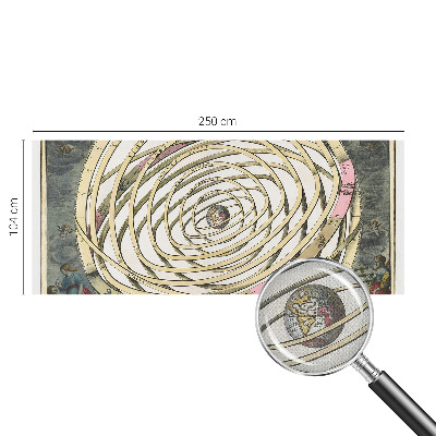 Samolepící fototapeta 3D s motivem kosmické spirály