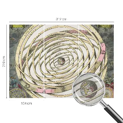 Samolepící fototapeta 3d Kosmická spirála