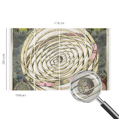 Samolepící fototapeta 3d Kosmická spirála