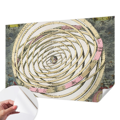 Samolepící fototapeta 3D s motivem kosmické spirály
