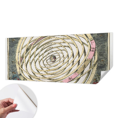 Samolepící fototapeta 3D s motivem kosmické spirály
