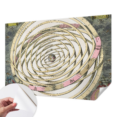 Samolepící fototapeta 3D s motivem kosmické spirály