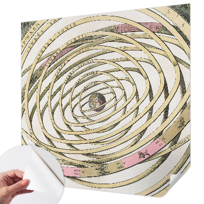 Samolepící fototapeta 3D s motivem kosmické spirály