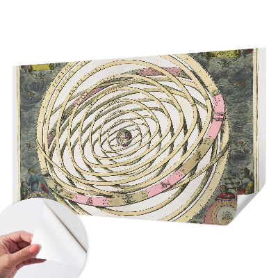 Samolepící fototapeta 3D s motivem kosmické spirály