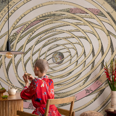Samolepící fototapeta 3D s motivem kosmické spirály