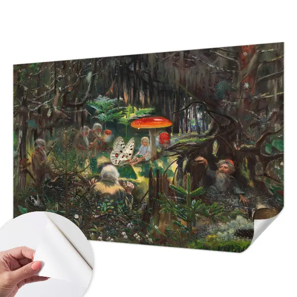 Samolepicí fototapeta na míru Pohádkový les