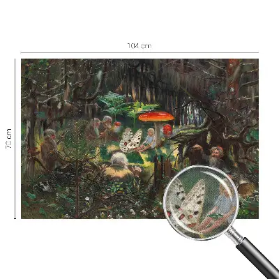 Samolepicí fototapeta na míru Pohádkový les