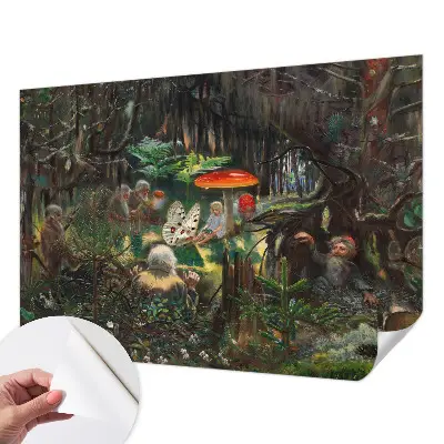Samolepicí fototapeta na míru Pohádkový les