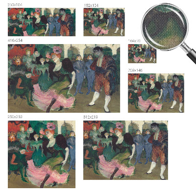 Samolepicí fototapeta do ložnice s motivem společenského tance