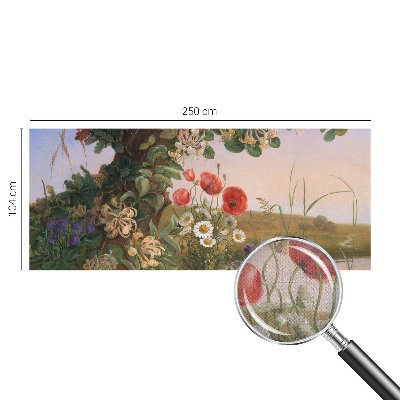 Samolepicí dekorativní fototapeta Květinová idylka