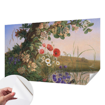 Samolepicí dekorativní fototapeta Květinová idylka