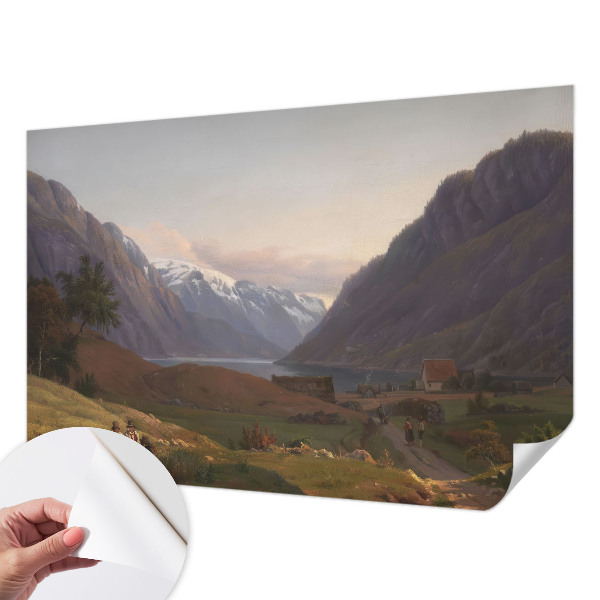 Samolepicí fototapeta na zeď Horské panorama