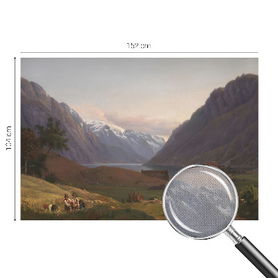 Samolepicí fototapeta na zeď Horské panorama