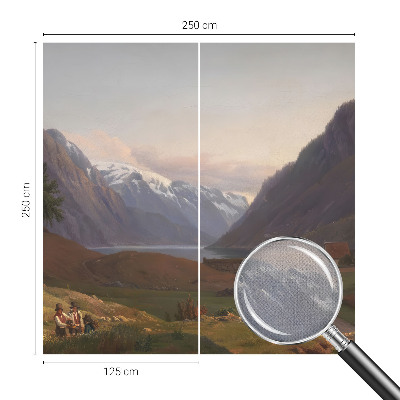 Samolepicí fototapeta na zeď Horské panorama